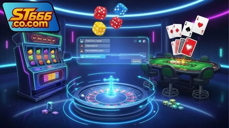 Các trò chơi nổi bật tại casino ST666