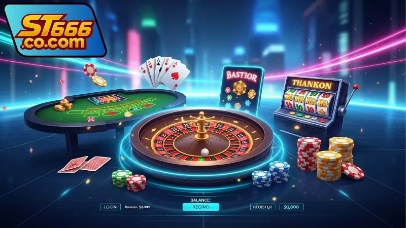 Ưu điểm khi tham gia casino ST666